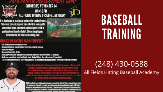 baseball training event